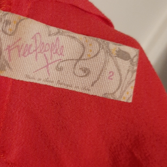 Free People red jumpsuit s S - Picture 8 of 9